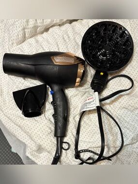 InfinitiPro by Conair Hair Dryer with Diffuser & Concentrator